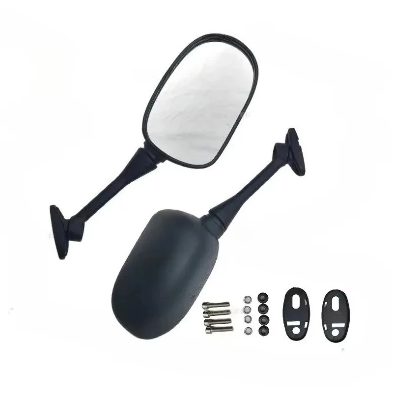 2 قطعة 2003 2004 2005 2006 2007 جديد ل CBR600RR Blackt دراجة نارية مرايا الرؤية الخلفية عاكس مرآة الرؤية الخلفية #4