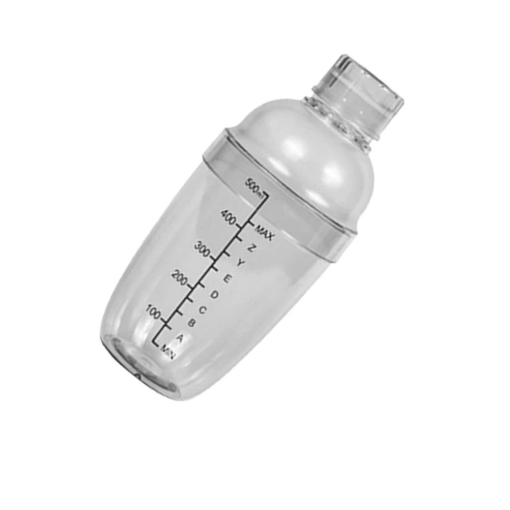 

Cocktail Shaker 1000ml Bartender Shake Cup Heat Resistant PC Resin Clear Bar Mixer Milk Tea Leak Proof Drink Tool