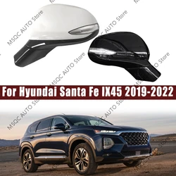 For Hyundai Santa Fe IX45 2019 2020 2021 2022 Auto Door Wing Side Rearview Mirror Assembly 6pin/8pin