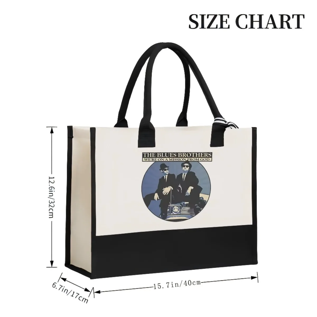 2026 وصول جديد الموضة العملي واسعة قابلة لإعادة الاستخدام حمل حقيبة نمط طباعة 2 لهجة الثقيلة حقيبة كتف كبيرة #3