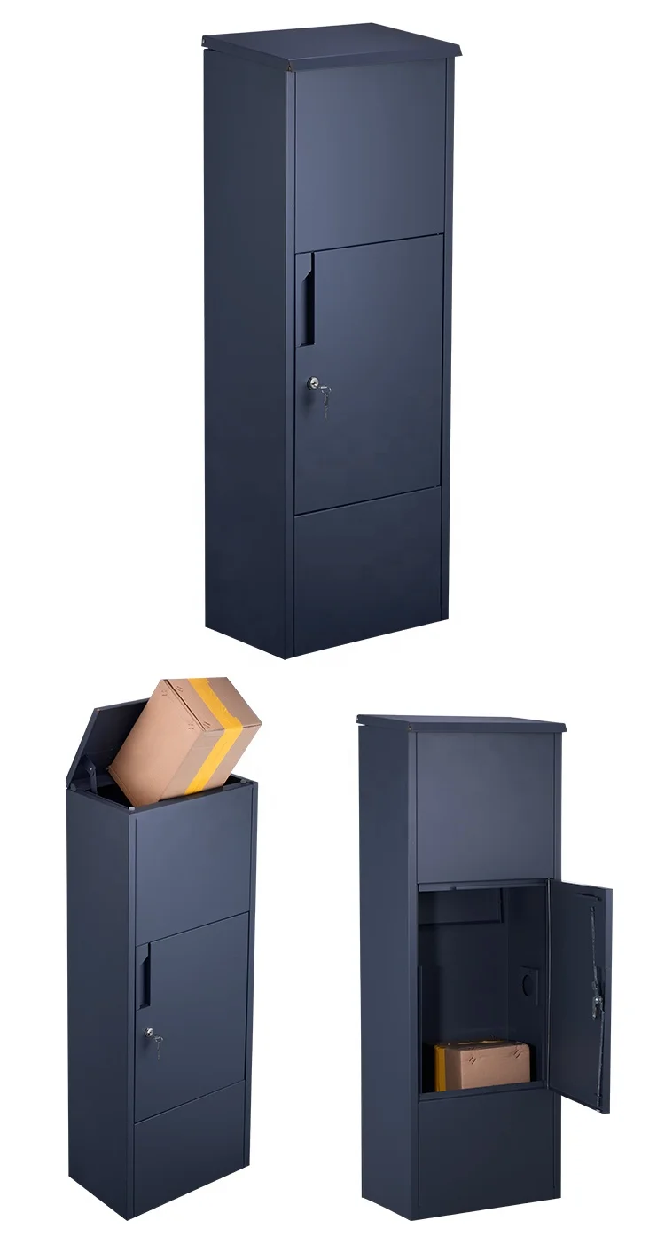 

Design for Outdoor/Office Use Parcel Delivery Box Drop Box Lock Take Settings for Galvanized Metal Mailbox Anti-Theft