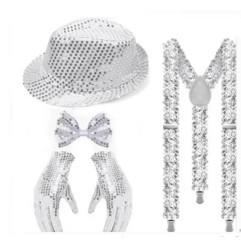 

Трехцветная шляпа с блестками, цилиндр с блестками, дискотека, карнавальное украшение, карнавальная вечеринка