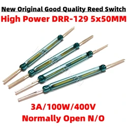 1/10/50PCS HAMLIN DRR-129 High Power Reed Switches 5*50MM Normally Open N/O 3A100W 400V Magnetic contact Switch Induction Sensor