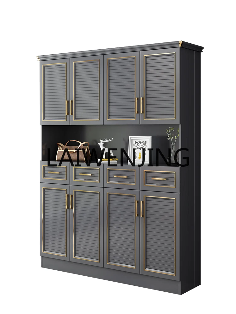 

Aluminum Alloy Outdoor Large Capacity Storage Shoe Cabinet Waterproof and Sun Protection Balcony Custom Storage Cabinet