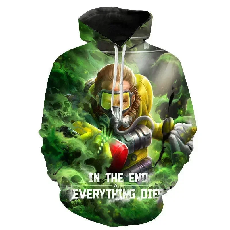 New Apex Legends 3D Printed Hoodies Shooting Game Sweatshirt Men Women Fashion Oversized Hoodie Hip Hop Unisex Trendy Coats