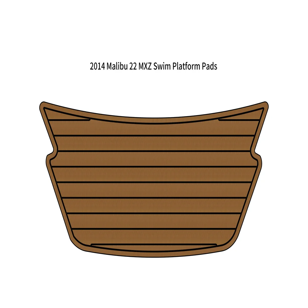 Swim Platform Step Pad Boat EVA Foam Faux Teak Deck Floor Mat For 2014 Malibu 22 MXZ