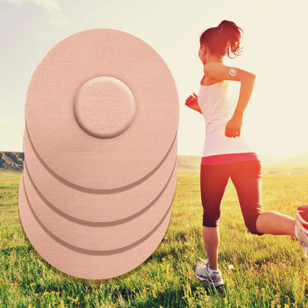 10pcs Sensor Self-Adhesive Sweatproof Patch Waterproof Breathable Run Fixing Patch Stickers for Outdoor Sportswear