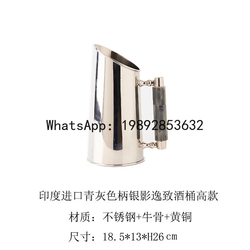 

PYJ European brown rhombus handle stainless steel wine set bottle opener set wine cabinet bar decoration