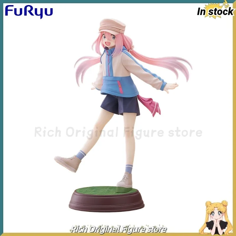 

【In Stock】Original FuRyu TENITOL Kagamihara Nadeshiko LAID-BACK CAMP Anime Figure Model
