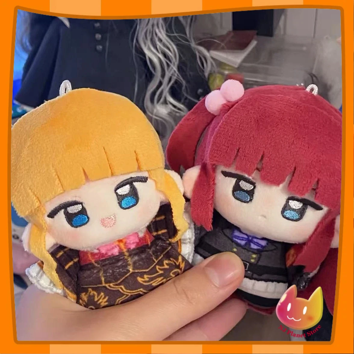 

10CM mini doll Beatrice Ushiromiya Ange Plush Cosplay Stuffed Anime Plushie Backpack Keychain Pendant Kids Christmas Gift Xmas