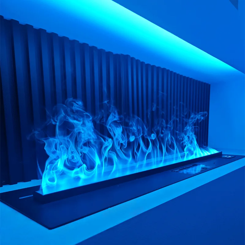 3D atomization electronics Customized APP Control UV Sterilization Interior Decoration Simulation Flame Water Fireplace