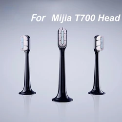 Xiaomi-Têtes de brosse à dents électrique Sonic T700, tête de brosse à dents haute densité, têtes de rechange universelles, 2 pièces, ata jia