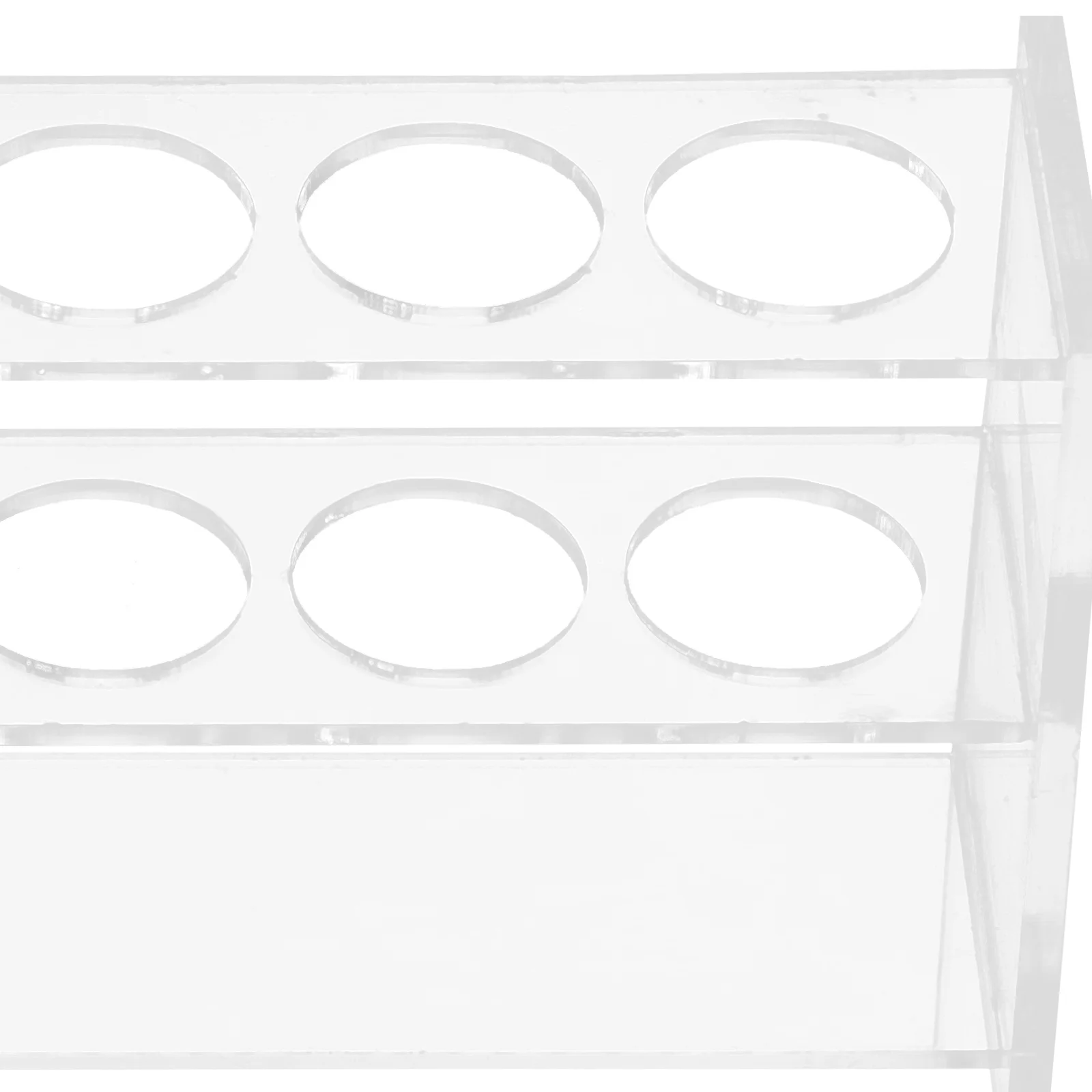 

Test Tube Holder Acrylic 6 Holes Laboratory Organizer Rack for Test Tubes Sampling Tubes Tube Storage Stand