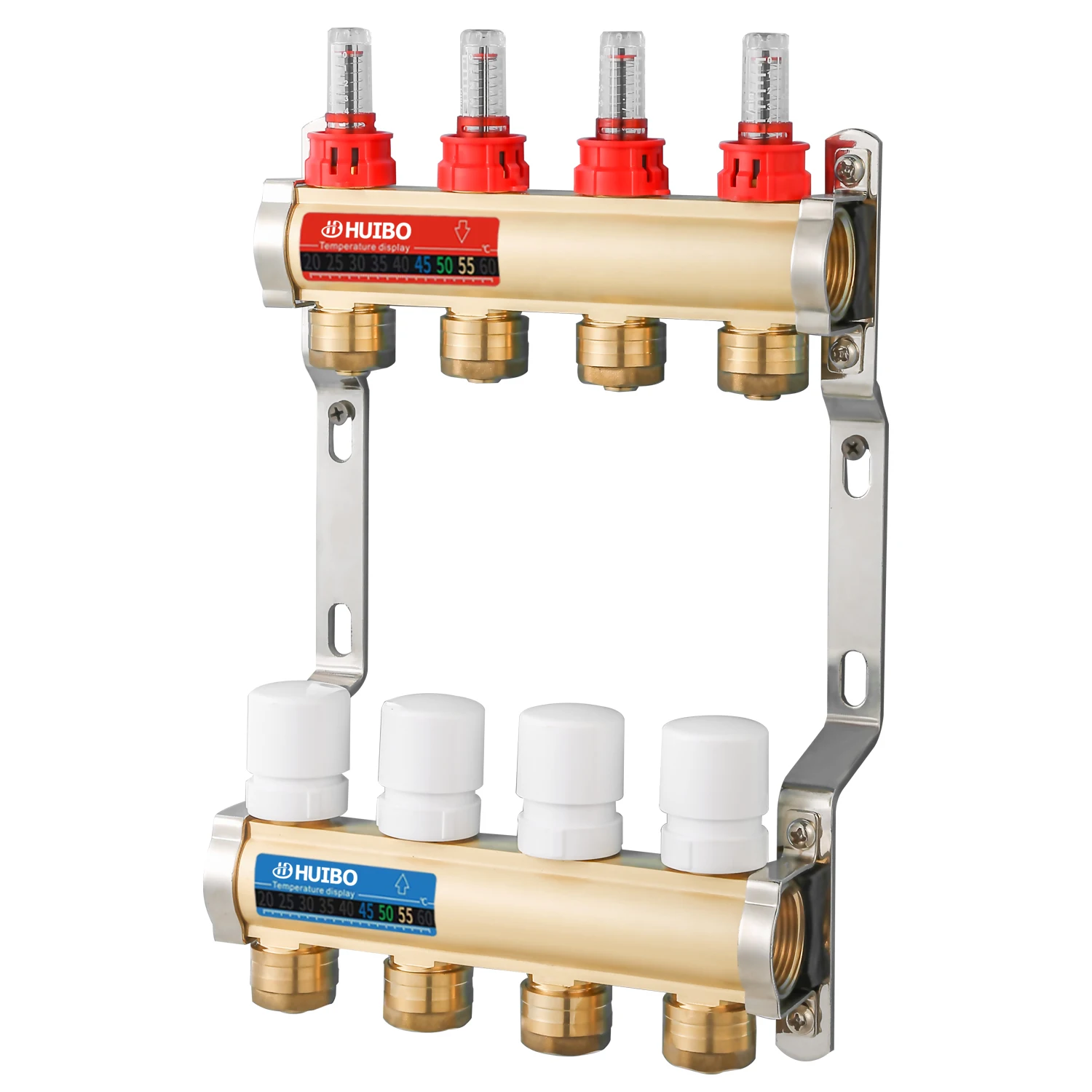 

ATV&UTVATV&UTVHigh Quality PEX Brass Manifold with High Precision Flow Meter Modern Design Style for Radiant Heating Floor Heati