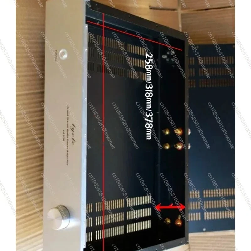 

[A4308 aluminum alloy power amplifier chassis] 430 * 80 * 260mm professional audio case | DIY assembled amplifier case