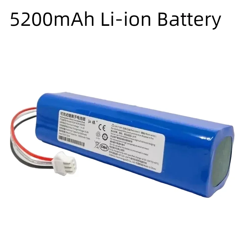 

4000mAh-6500mAh Li-ion Battery, Fit for HONITURE Q6 Robot Vacuum Cleaner, Charging Battery As Spare Parts, Long-Lasting Power