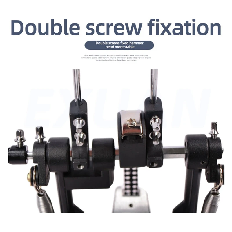 Double Stepping Hammer Pedal Double Chain Cam Double Pedal Accessories Jazz Drum Stepping Hammer Bottom Drum Practice