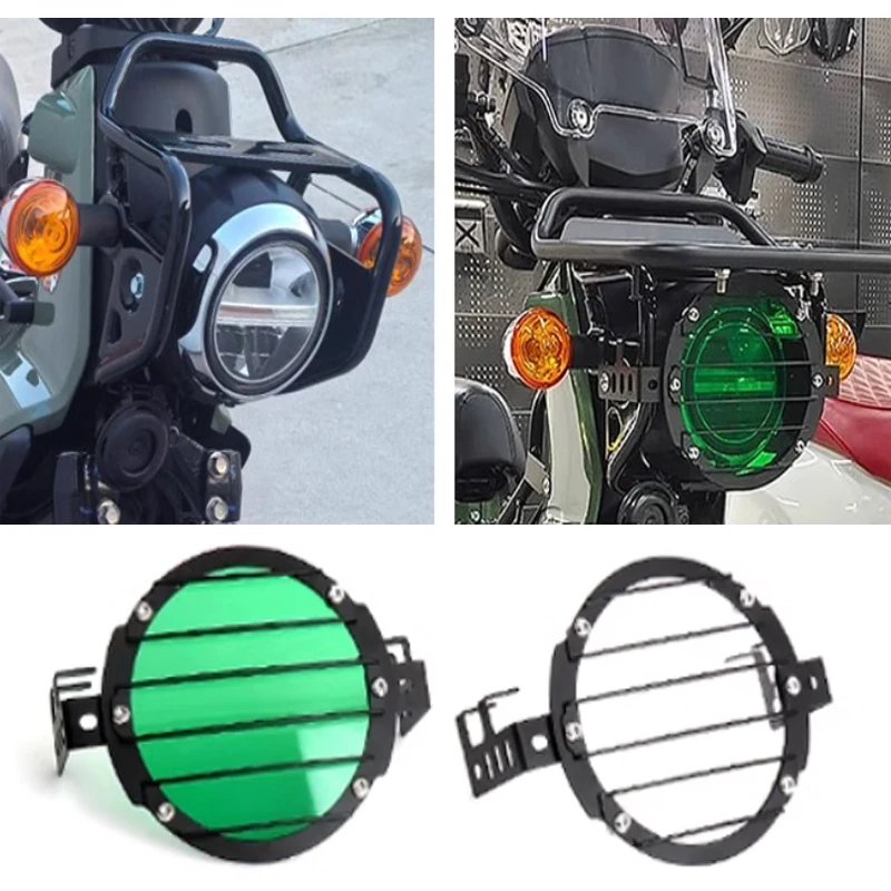 

FOR Honda Cub CC110 retro big lampshade modified fence protective cover acrylic decorative shield accessories