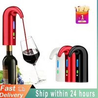 USB Rechargeable Electric Wine Pourer Wine Aerator Portable Pourer Instant Wine Decanter Dispenser Pump One-Touch Automatic