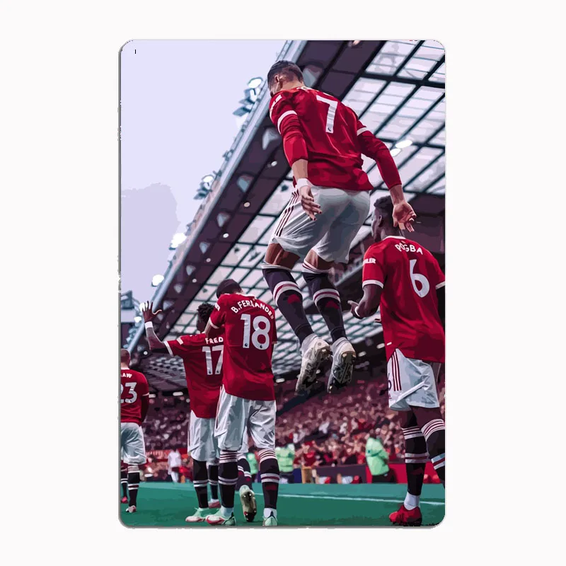 Legendary Old Trafford Stadium Retro Metal Plaque Poster Club Home Decor Bar Cave Classic Tin Sign Room Decor Wall Decoration - Image 2