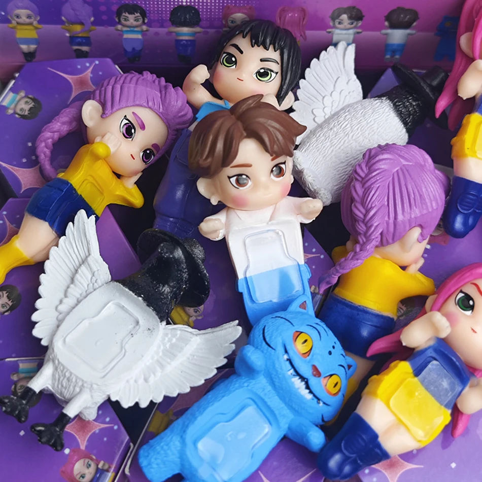 11cm Hot Selling K pop Demon Hunters Blind Box Series Anime Figures Ornaments Dolls Fans Children Gift Random Blind Box Toys