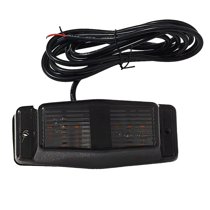 BB Smoked Amber Front Grill Light LED Marker Lamp For Scania Volvo Man Benz Truck Lorry Front Double Burner Indicator Light