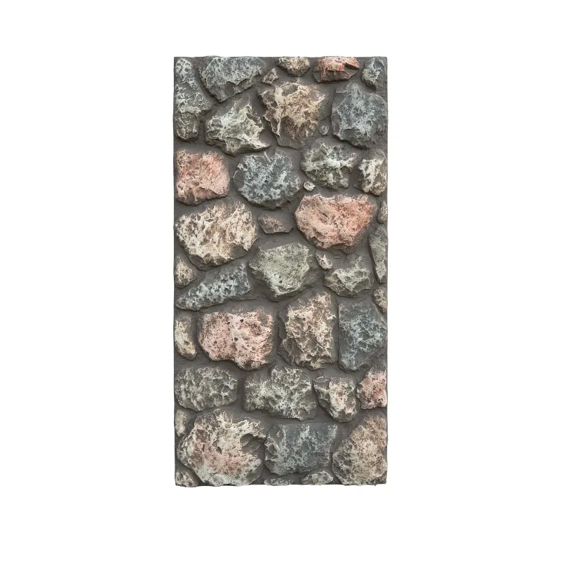 Artificial Stones for Garden Faux PU Stone Wall Panel Wall Panels for Interior & Exterior Decoration Fireplace Surround