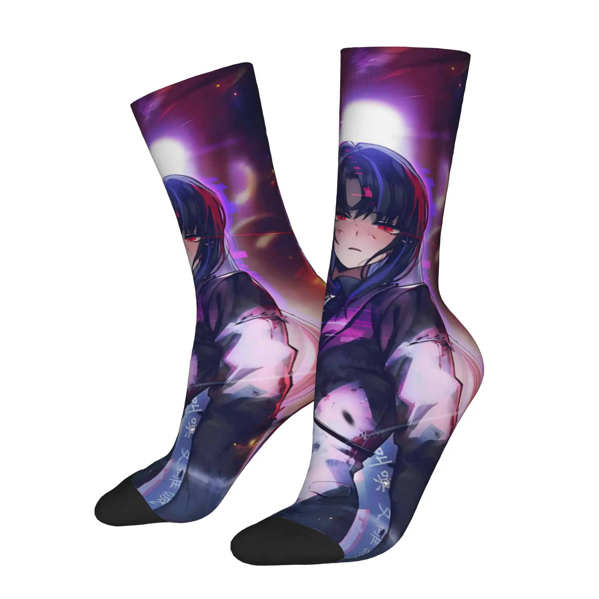 Limbus Company Project moon Middle Socks for Women Men Accessories All Season  Cute Long Socks Non-slip
