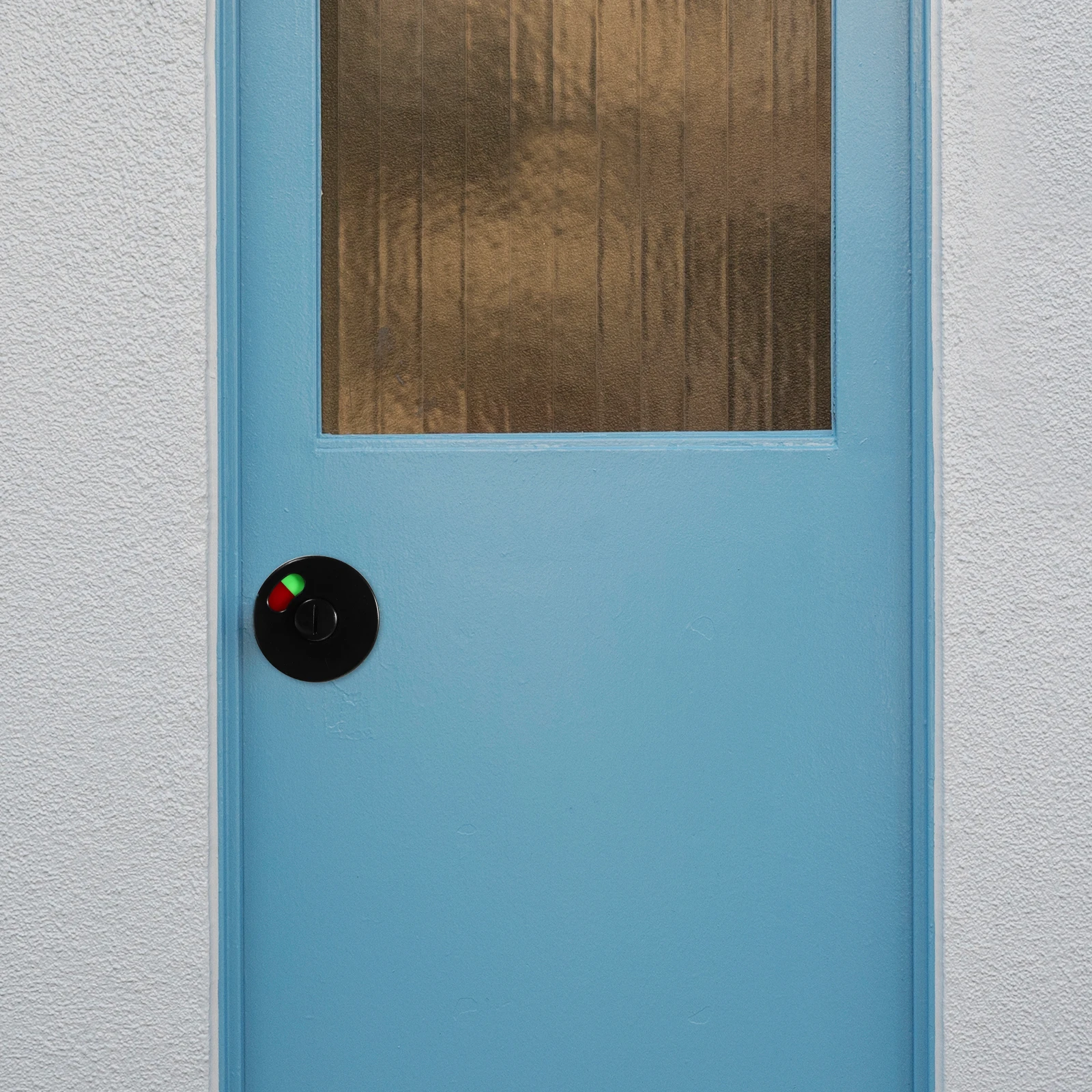 

4Pcs Black Bathroom Door Lock Occupied Vacant Sign Supplies Public Toilet Accessory Durable Rustproof Sturdy Material