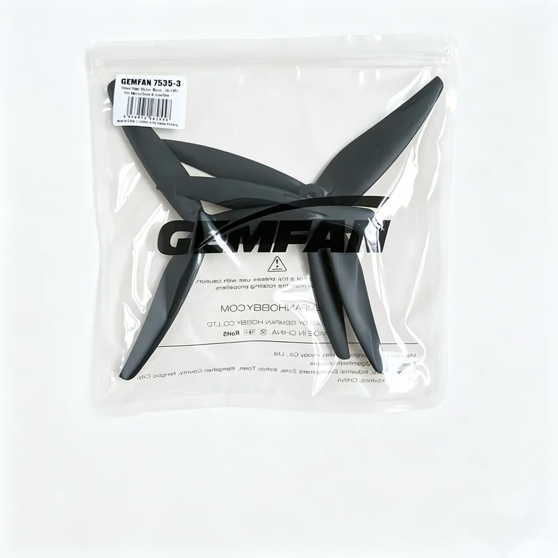 Gemfan 7535-3 3-Blade Cinelifter Propeller 2CW+2CCW - PC/Glass Fiber Nylon for 7