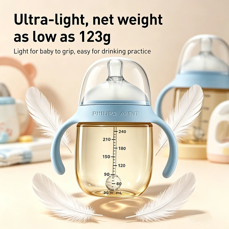 avent-biomimetic-drinking-cup-thick-bottle-resistant-crack-resistant-water-cup-three-layer-leak-proof-without-hurting-the-throat