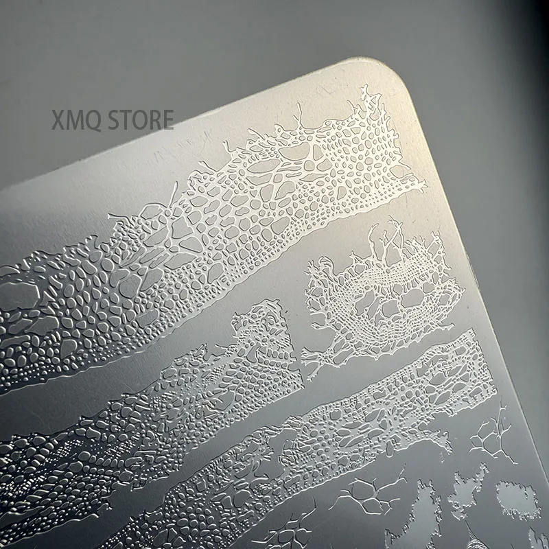 XMQ NAIL ART STAMPING PALTES LACE NAILS TEMPLATES