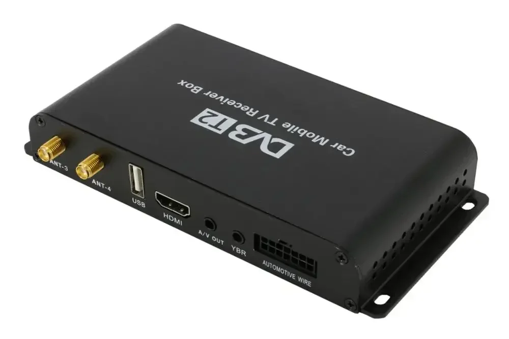 hd dvb-t2 car h.265 high speed mobile car digital tv receiver with 4 tuner car set Top box for Germany