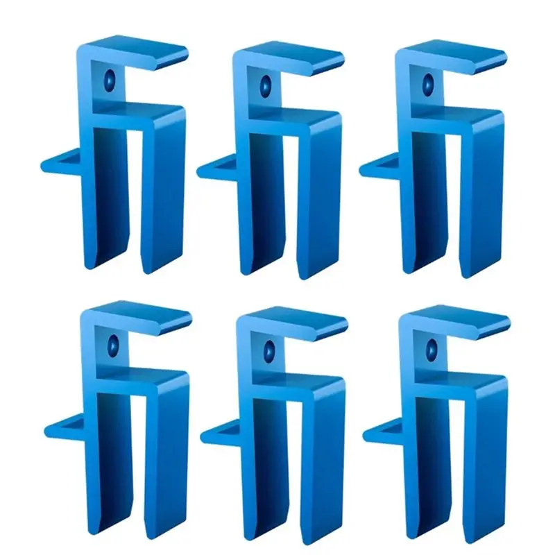 AS94-Wardrobe Closing Board Clip Carpentry Closing Fixed Clamp Tool Closing Fixing Clip 6PCS