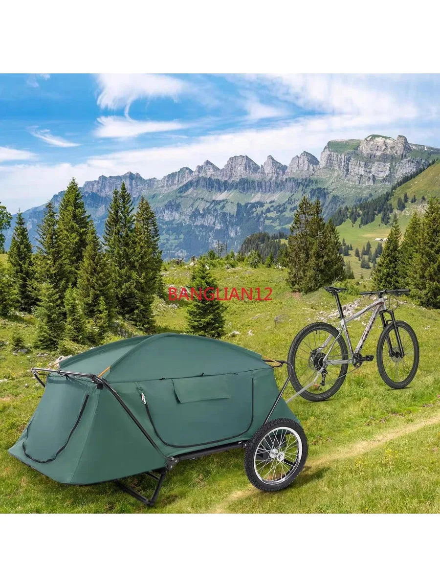 AliExpress NONE camping trailer, outdoor cycling camping equipment off-ground tent