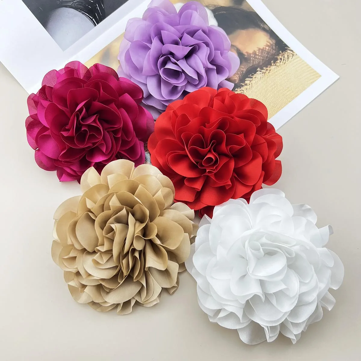 

13cm Multi-layer Flower Brooch Clothing Suit Coat Sweater Accessory