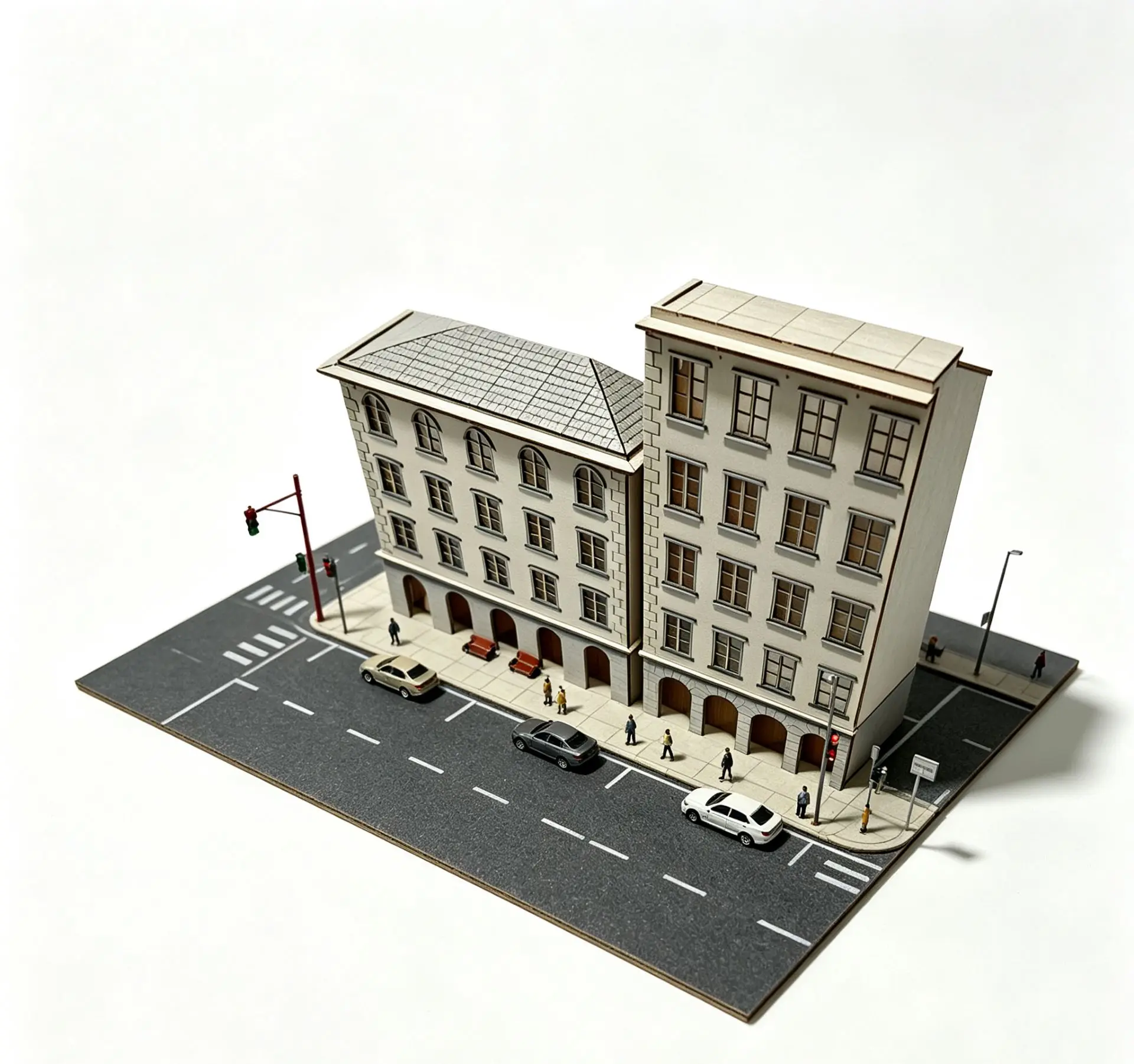 1/72 Model City Scene Matching Decoration And DIY Tools For Making Models