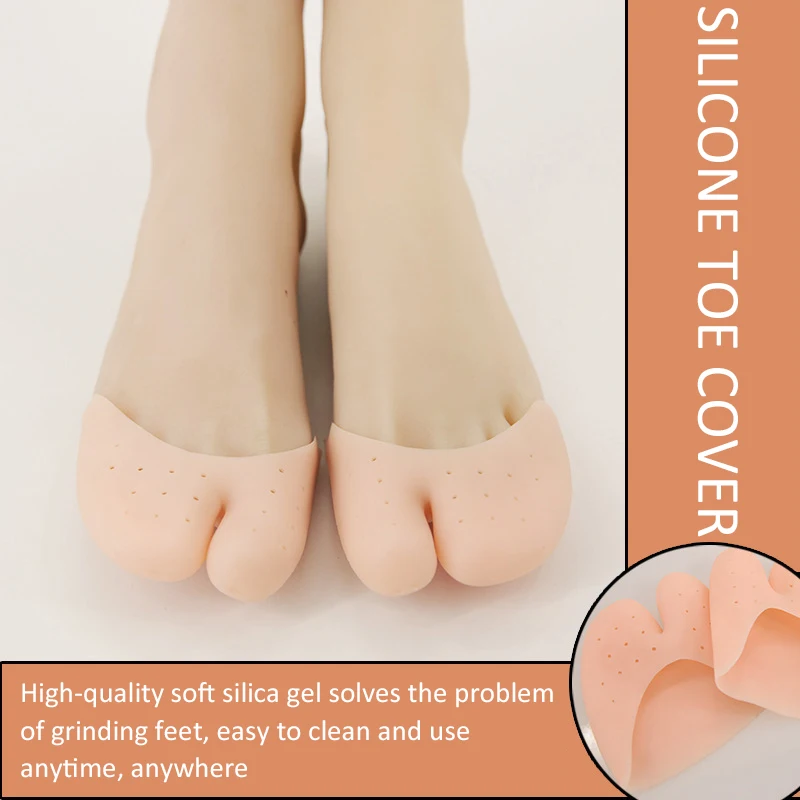 Styles Foot Finger Protectors Flexible Soft Toes Sleeve Cover for Ballet Shoes Foot Metatarsal Pain Relief Massager Care