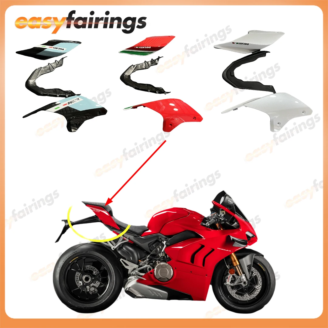

Fit For Ducati Panigale V4 V4S V4R 2017 2018 2019 2020 2021 2022 2023 ABS Plastic Rear Tail Left Right Fairing Panels Motorcycle