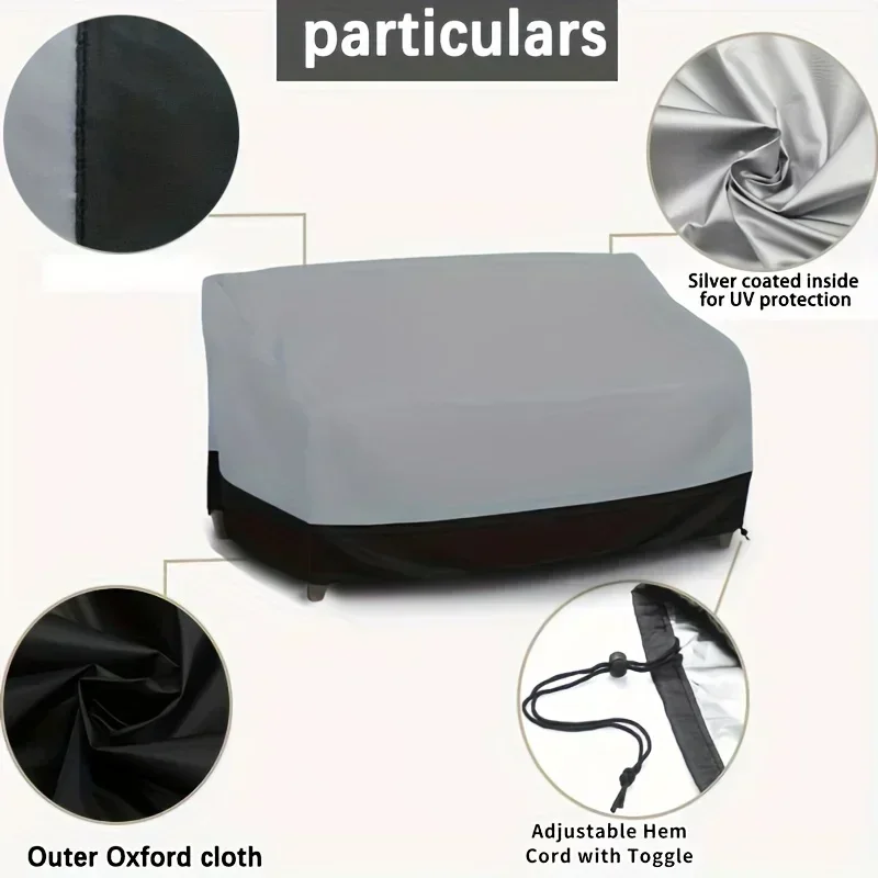 Patio Sofa Cover Indoor Outdoor Universal Garden Couch Furniture Protective Cover