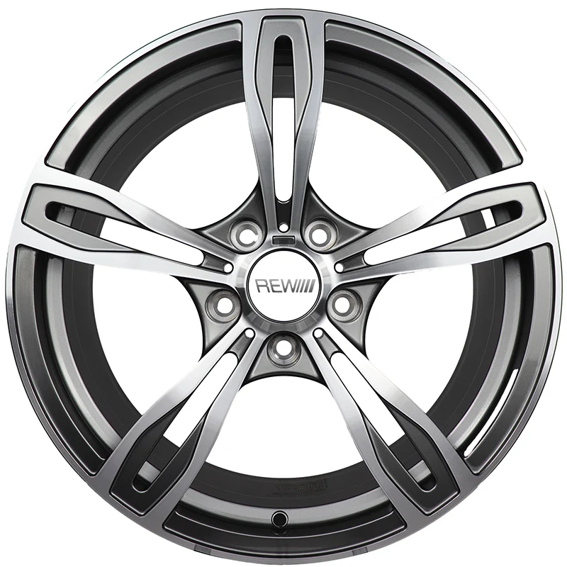

Кованые легкосплавные диски REW Custom класса люкс, 18*8 ET 30 PCD 5*120, серые, 5 отверстий, цвет оружейной стали, спортивные диски