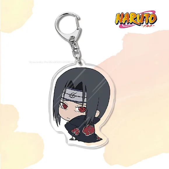 Naruto  Popular Cartoon Anime Acrylic Double-sided Keychain Backpack Decoration Accessories Neutral Party Birthday Gift