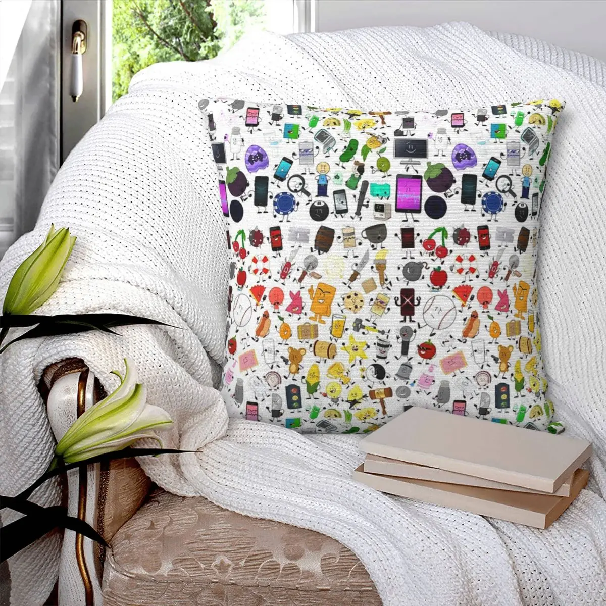 Inanimate Insanity Cast Square Pillowcase Polyester Pillow Cover Velvet Cushion Decor Comfort Throw Pillow For Home Car