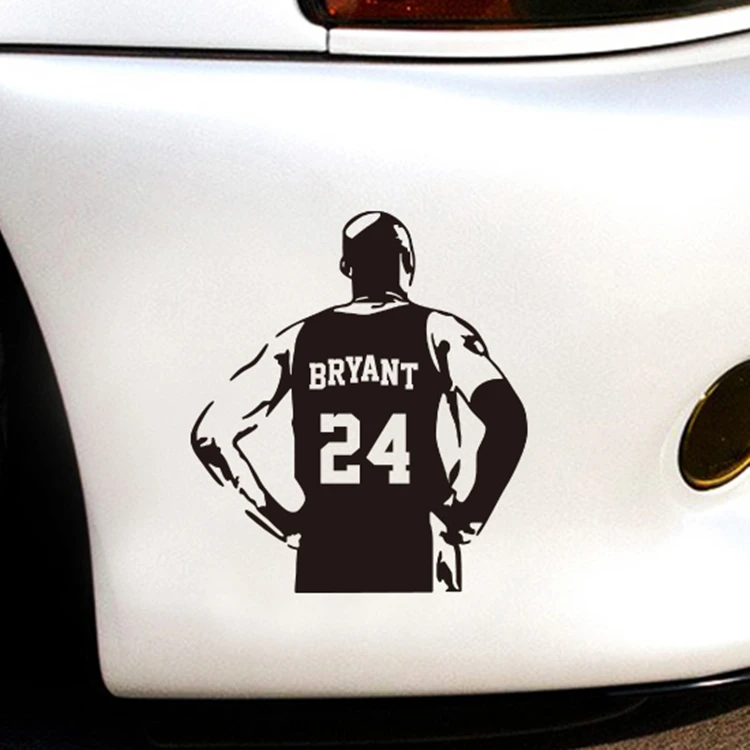 Car Stickers Kobe Bryant Mamba Reflective Decoration For Window Windshield Bumper Trunk Motorcycles Laptop Ipad Tablet D25