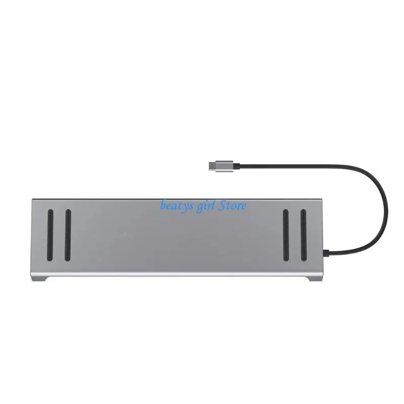 Máy tính xách tay C7AB Loại C Hubs 14port bao gồm HDMIS VGA RJ45 USB3.0 USB2.0