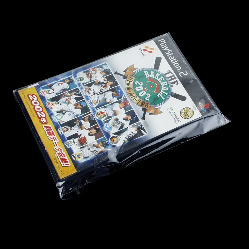 100pcs PS2 CD Game Case Resealable Sleeve OPP Plastic Bags Instruction Booklet Sleeves for Sony PS2 PS3 PS4 PS5 Manual Ps skin