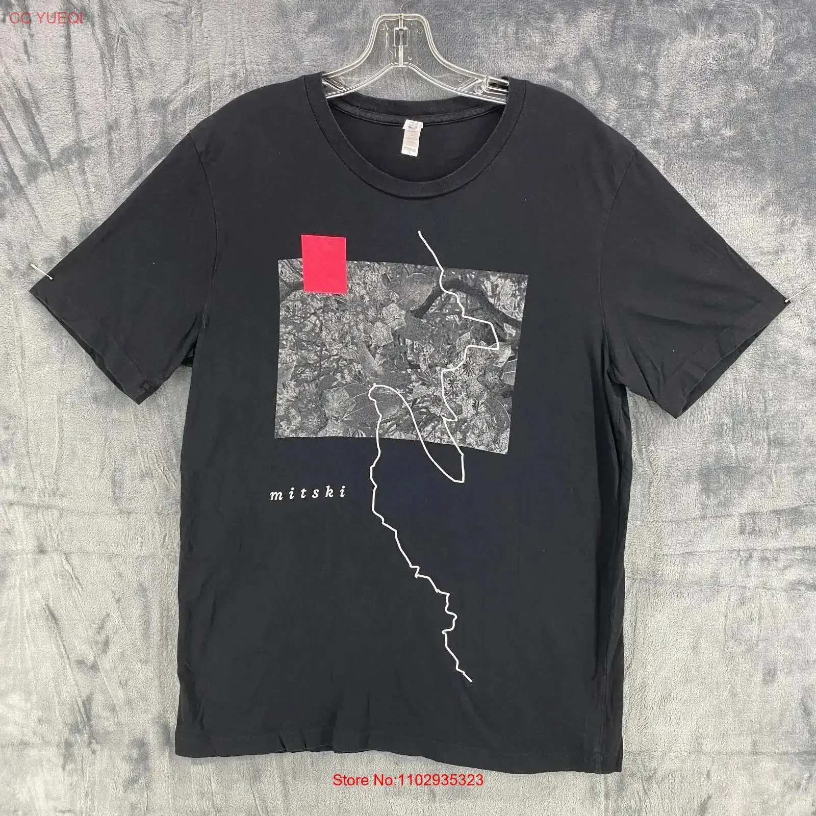 Camiseta Mitski de edición limitada Mystery Laurel Hell, camiseta de algodón D314 vintage lavada, suave, ligeramente gráfica, para uso diario