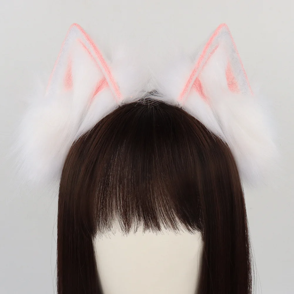 Lolita-Aro de pelo de oreja de zorro, felpa japonesa, oreja de gato KC, Clip de pelo de oreja de Animal, accesorios de rendimiento de celebridades de Internet