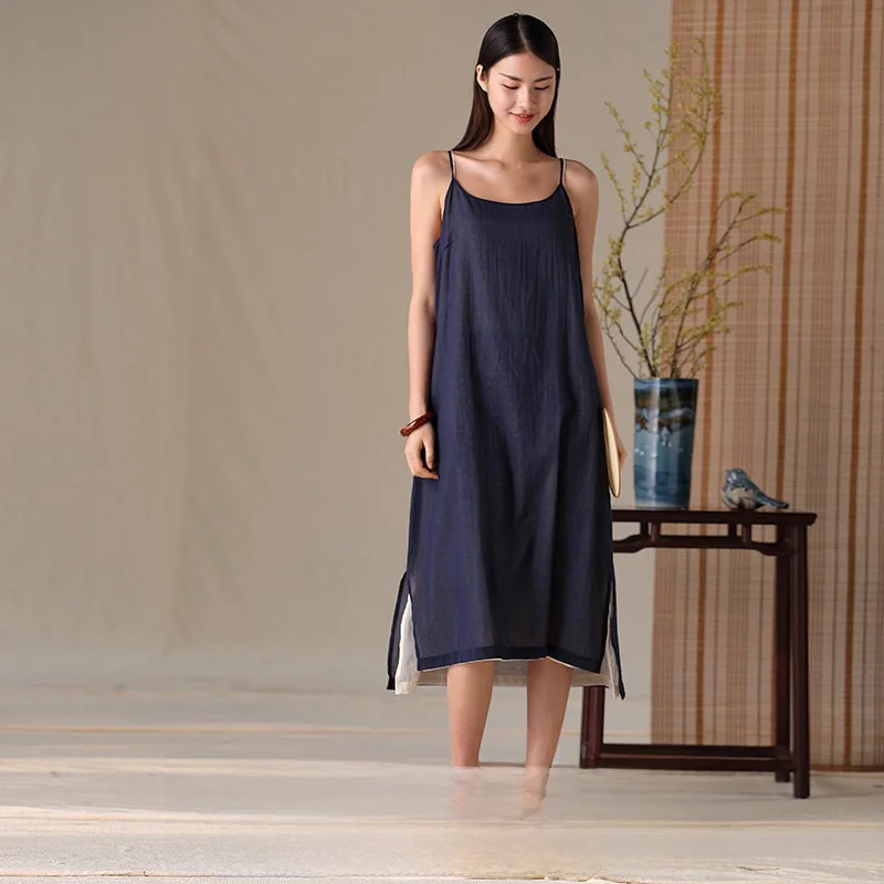 

Midternoon Elegance Pure Color Base Layer Tank Top Versatile Inner Wear Cotton 00% Cotton Women's Busin Casual Vest