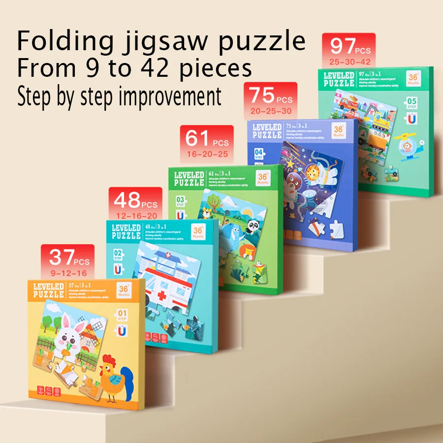 자석 퍼즐 장난감. 어린이의 손-뇌 유연성 운동, 상호작용적인 부모-자녀 게임, 어린이를 위한 선물